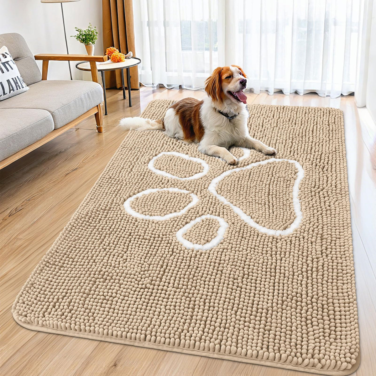 Smiry alfombra de entrada para perros con tacto suave