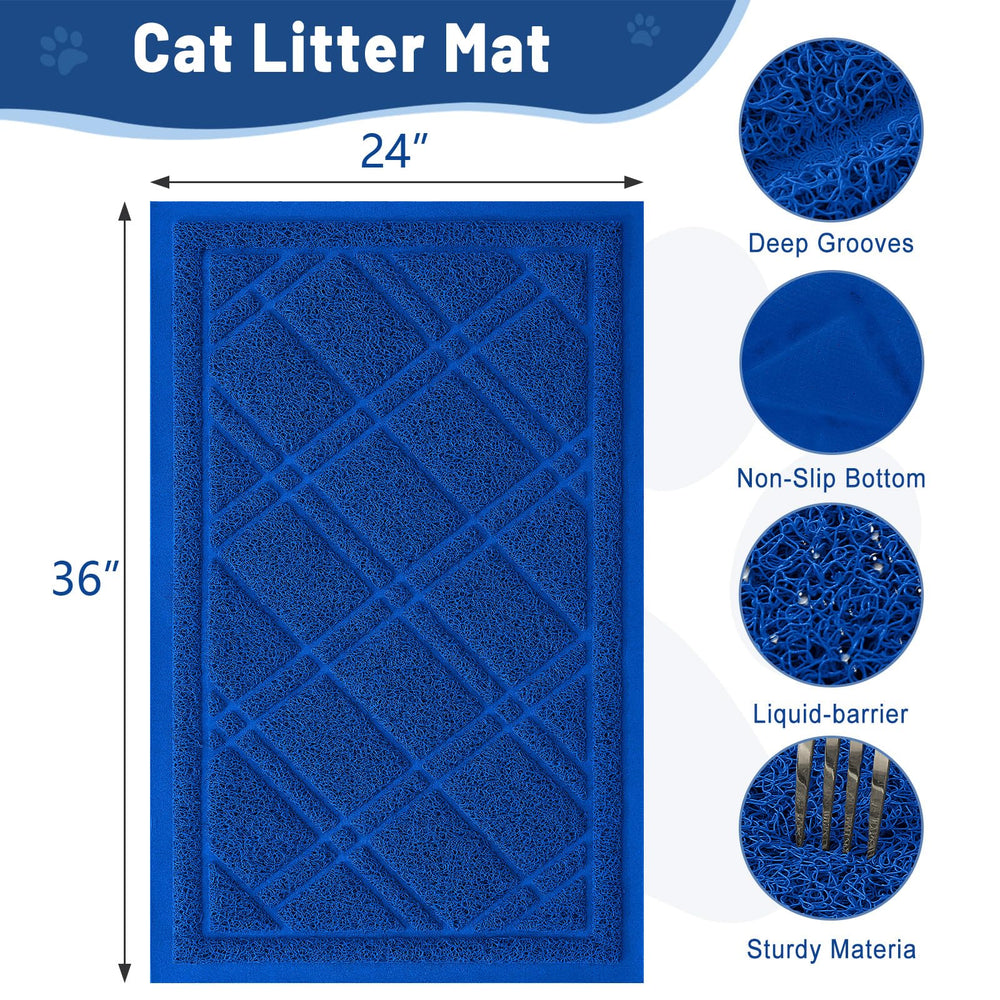 Alfombra impermeable Smiry retiene líquidos y evita filtraciones en el suelo.