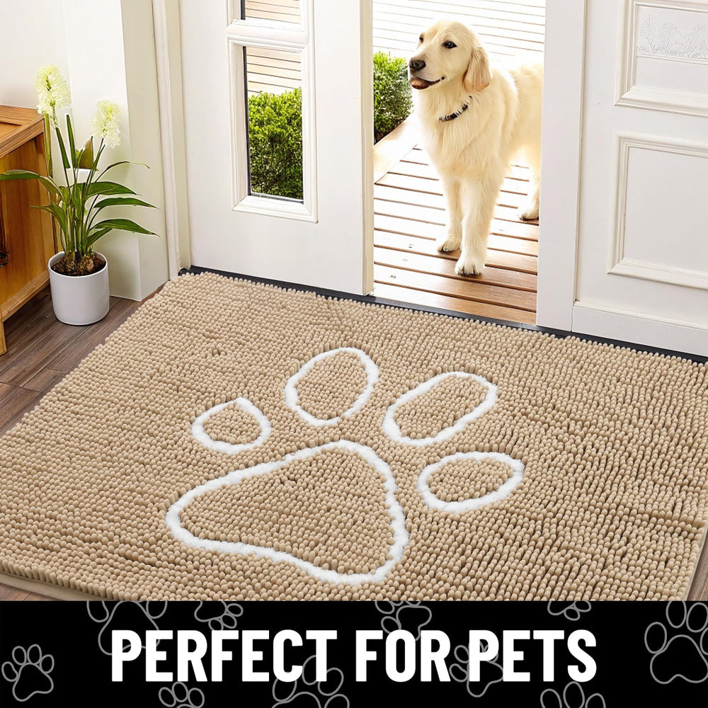 Alfombra Smiry para entrada de casa, ideal para mascotas y visitas.