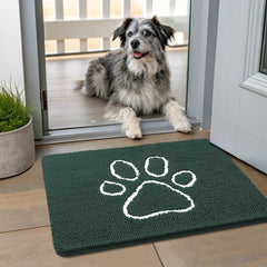 Smiry alfombra para puerta con patas mojadas, protege el piso al absorber humedad.