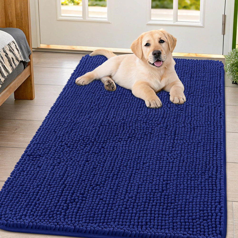 Smiry alfombra para puerta absorbe humedad de las patas mojadas, ideal para entradas.