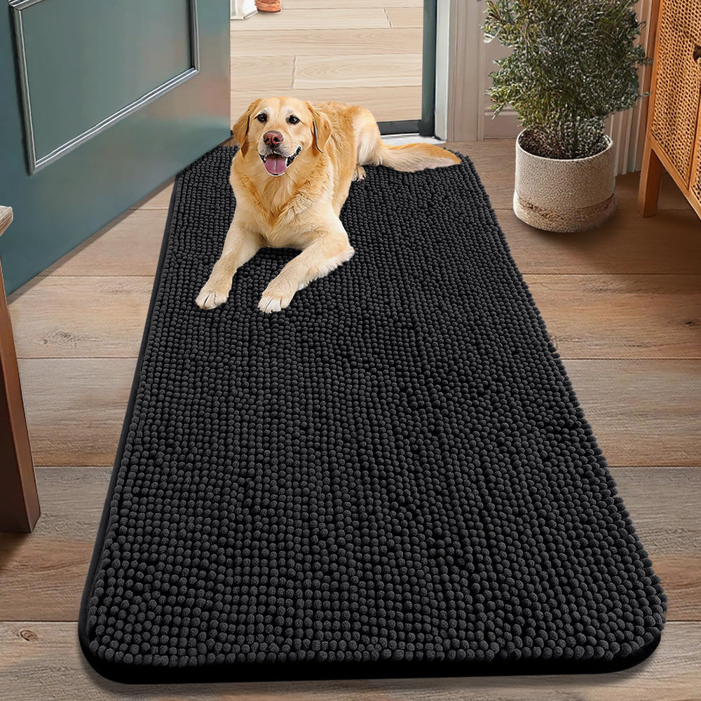 Alfombra Smiry para puerta de perros absorbe humedad en la entrada.