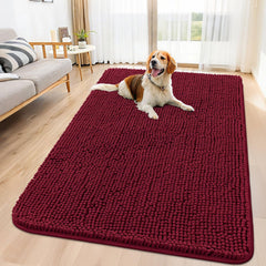 Smiry alfombra para perros, huellas de lodo, absorbe humedad y suciedad