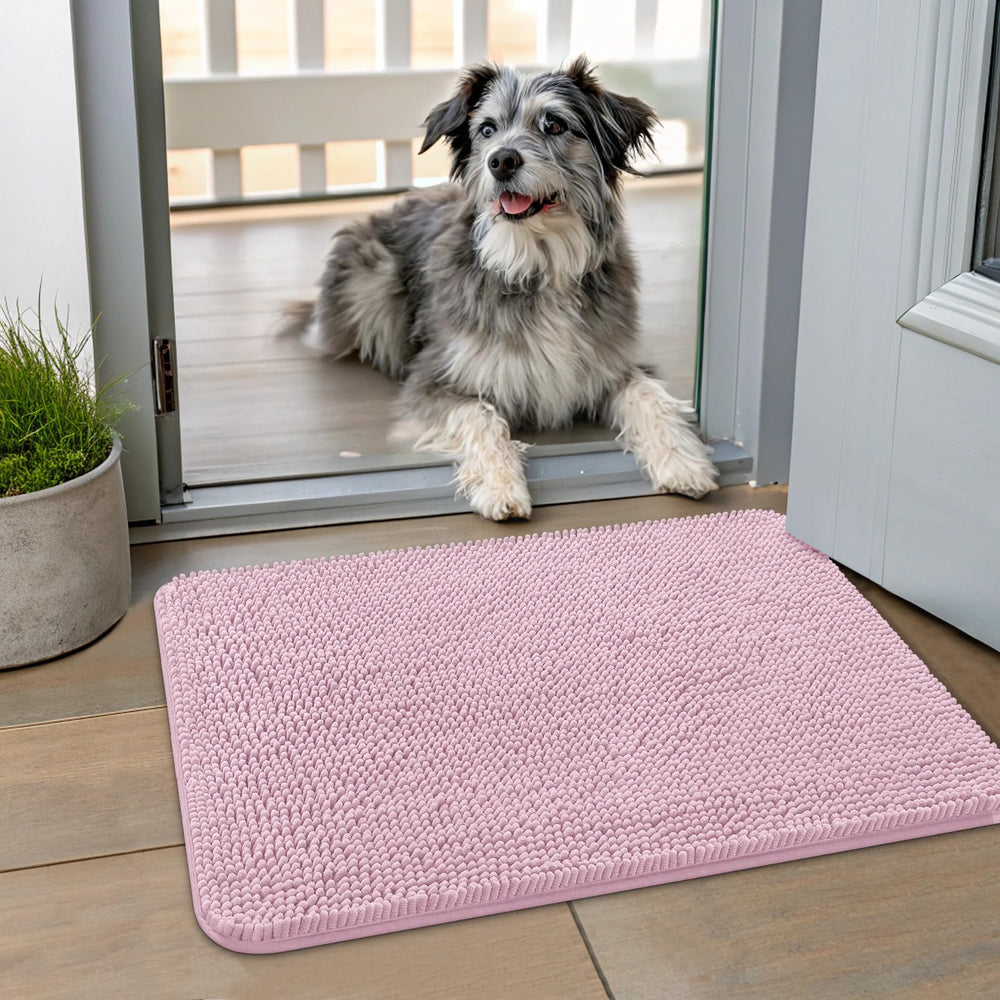 Smiry alfombra de entrada para patas mojadas con absorción rápida y confort.
