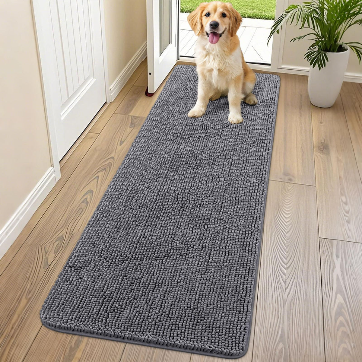 Alfombra Smiry para puerta de perros, suave y cómoda para las patas.