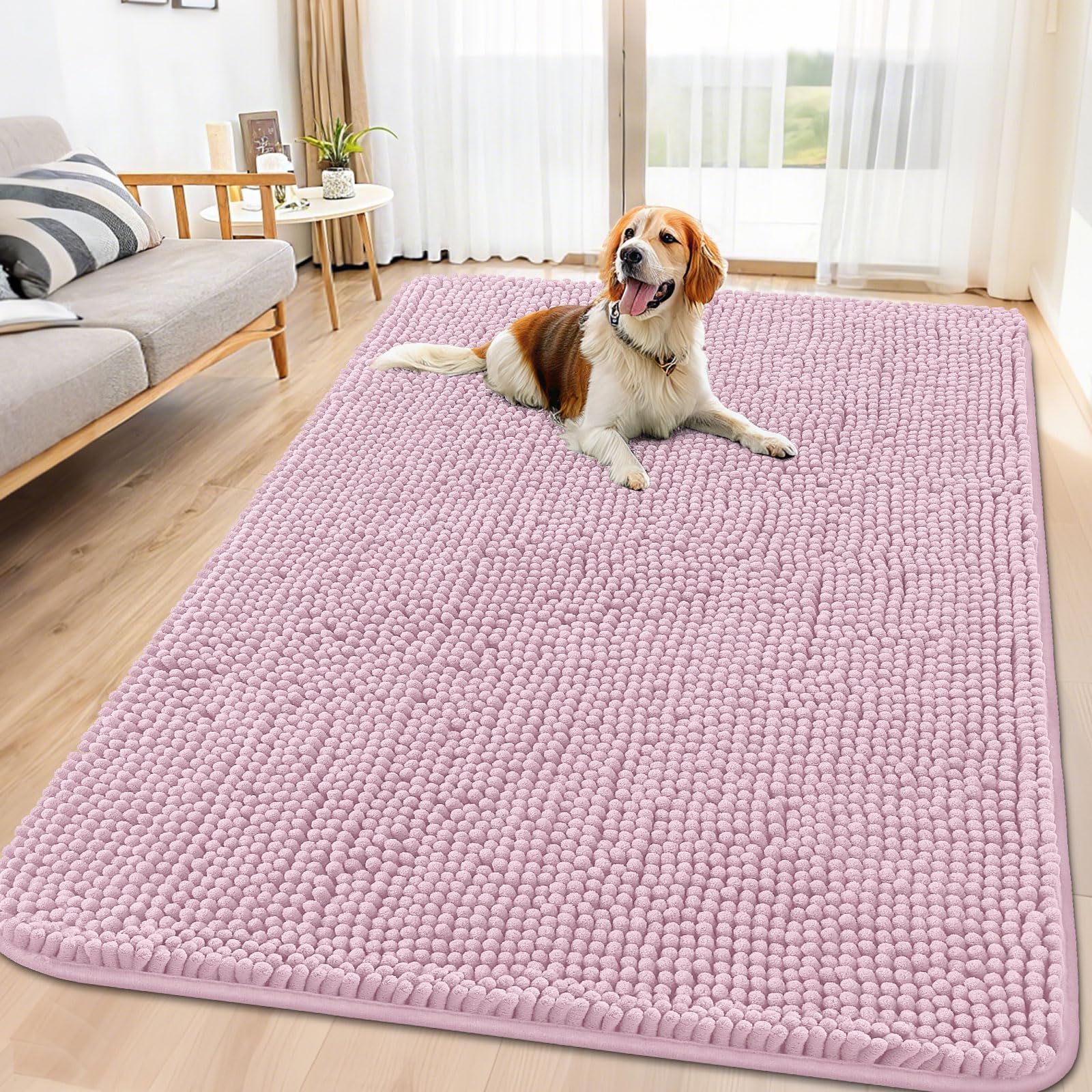 Smiry alfombra puerta toque suave ideal para mascotas y familia