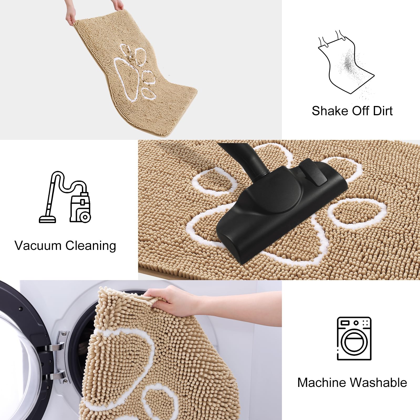 Uso interior y exterior con Smiry; textura suave y superficie duradera para entradas