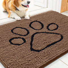 Alfombrilla Smiry, chenille suave, ideal para entradas frías.