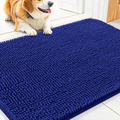 Smiry Alfombrilla para Puerta Patas Mojadas 30x20, absorbe humedad y evita charcos.