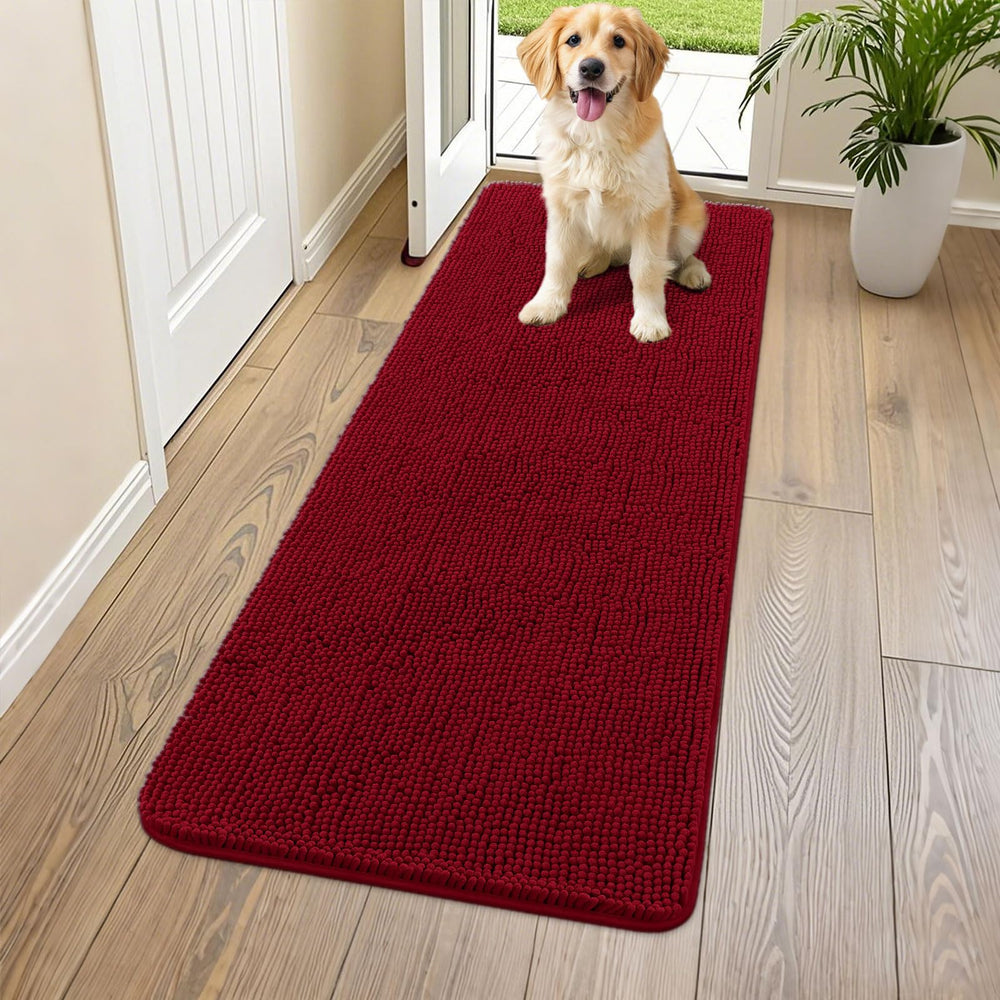 Alfombrilla Smiry para la entrada, patas mojadas, absorbe humedad rápidamente.