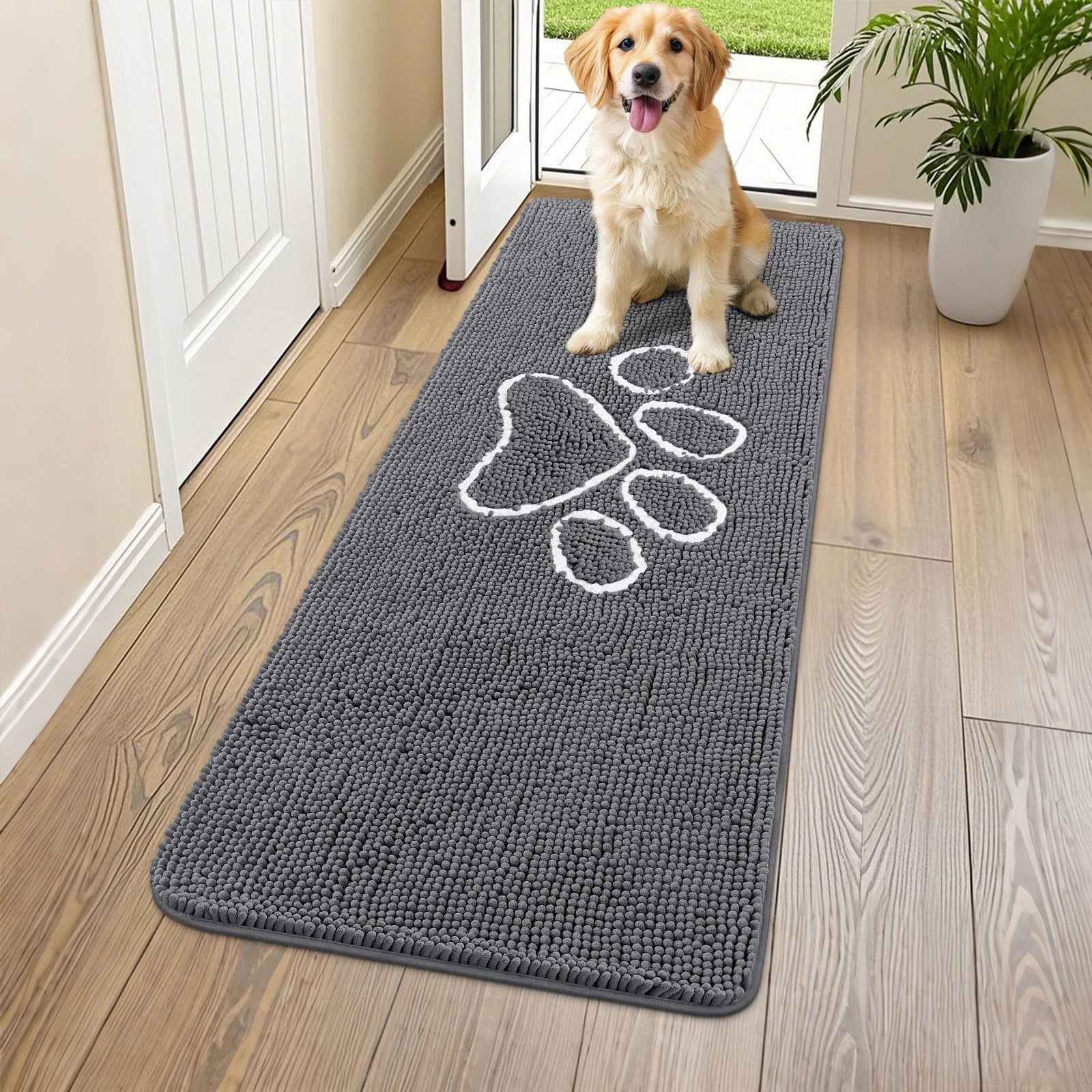 Alfombrilla Smiry de entrada: absorbe barro y mantiene los suelos limpios.