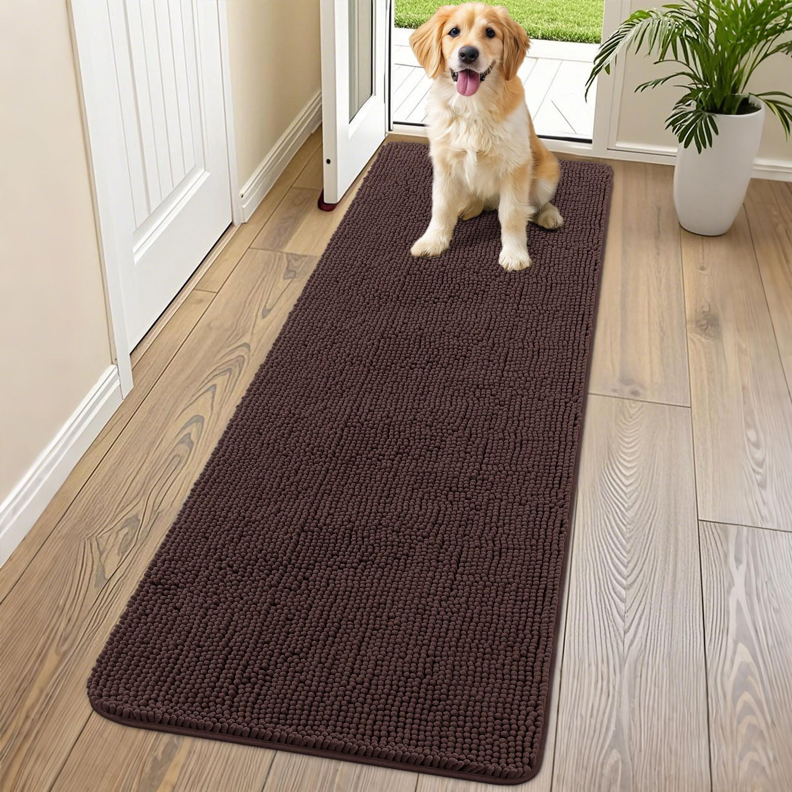 Alfombrilla Smiry para puerta de perros, suave y cómoda para las patas de tu mascota.