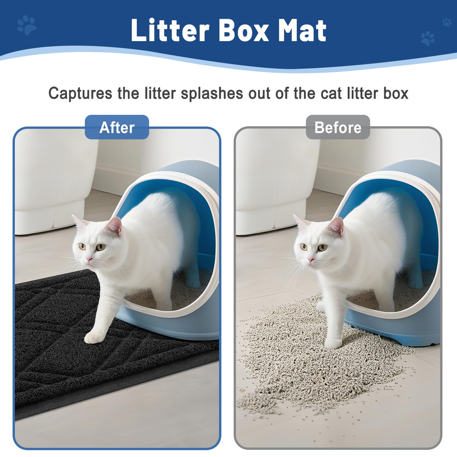 Smiry almohadilla arenero confort-patas gatos: suave para las patas sensibles.