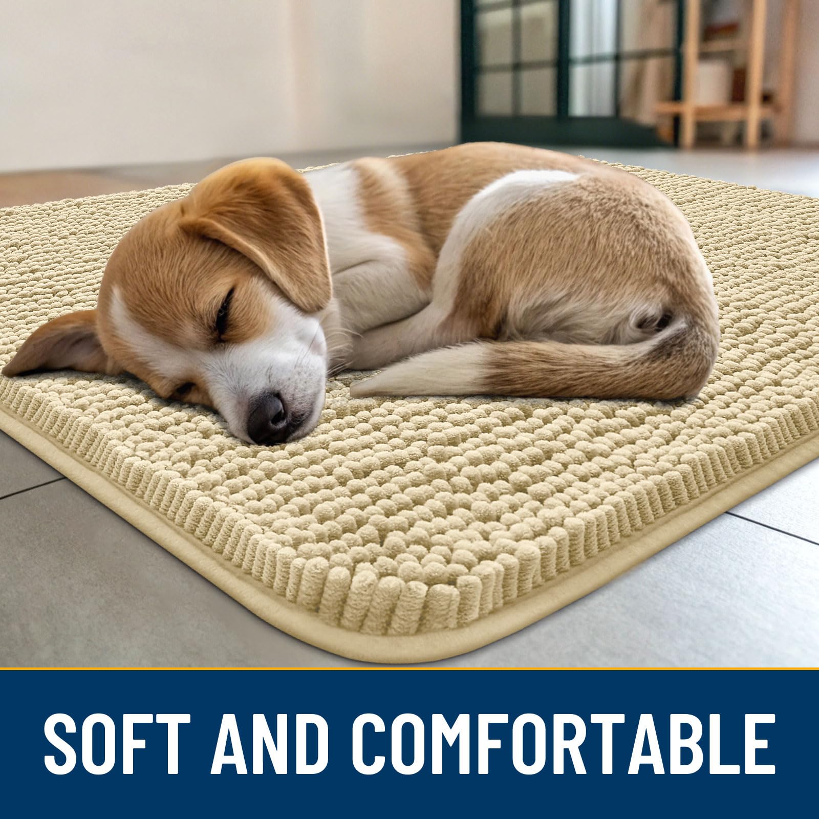 Smiry chenille absorbente para mantener la entrada limpia.
