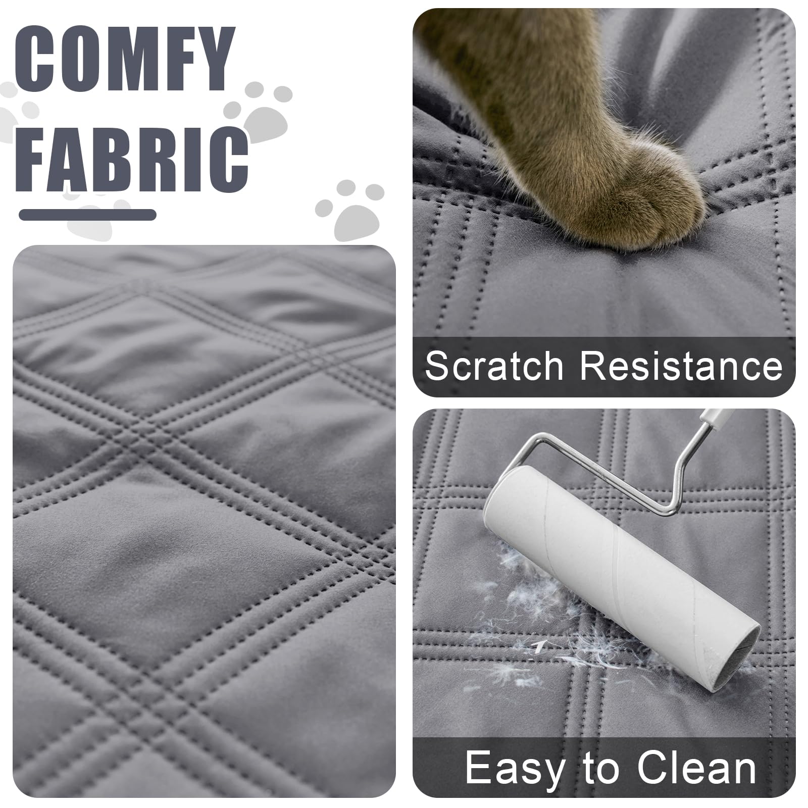Smiry cobertor para sofá, cama y coche, protección suave para mascotas