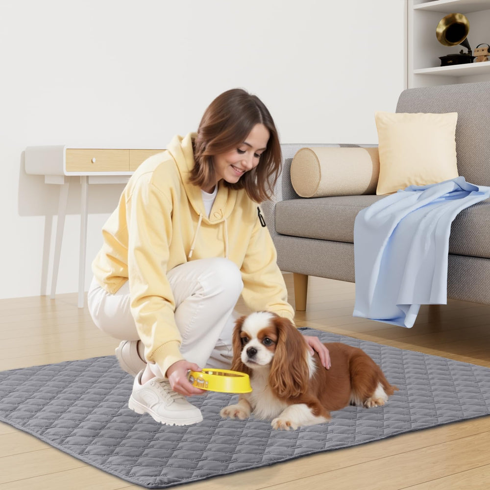 Diseño plaid gris de Smiry impermeable para sillón.