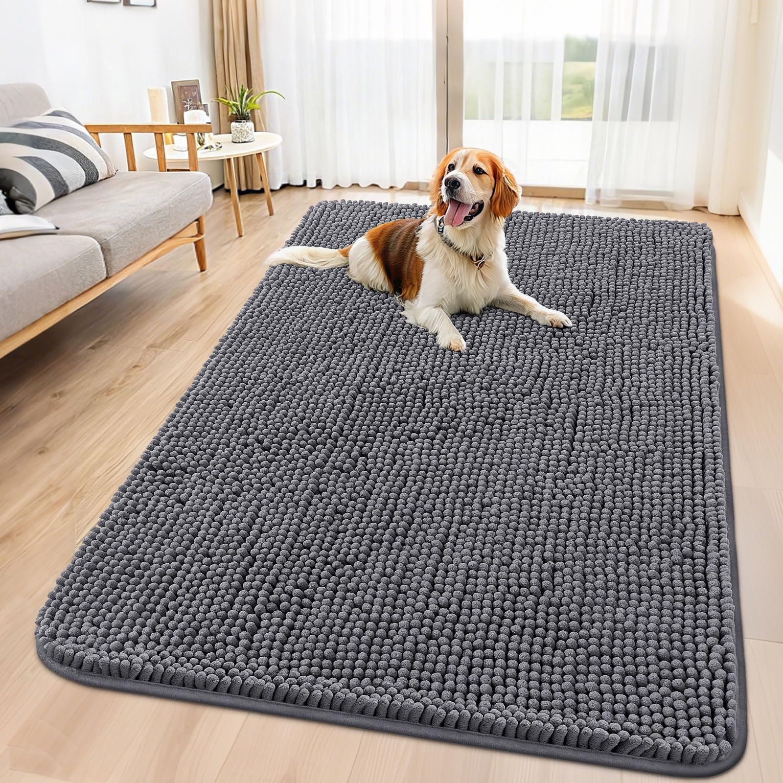 Smiry esterilla de puerta para patas mojadas con alta absorción