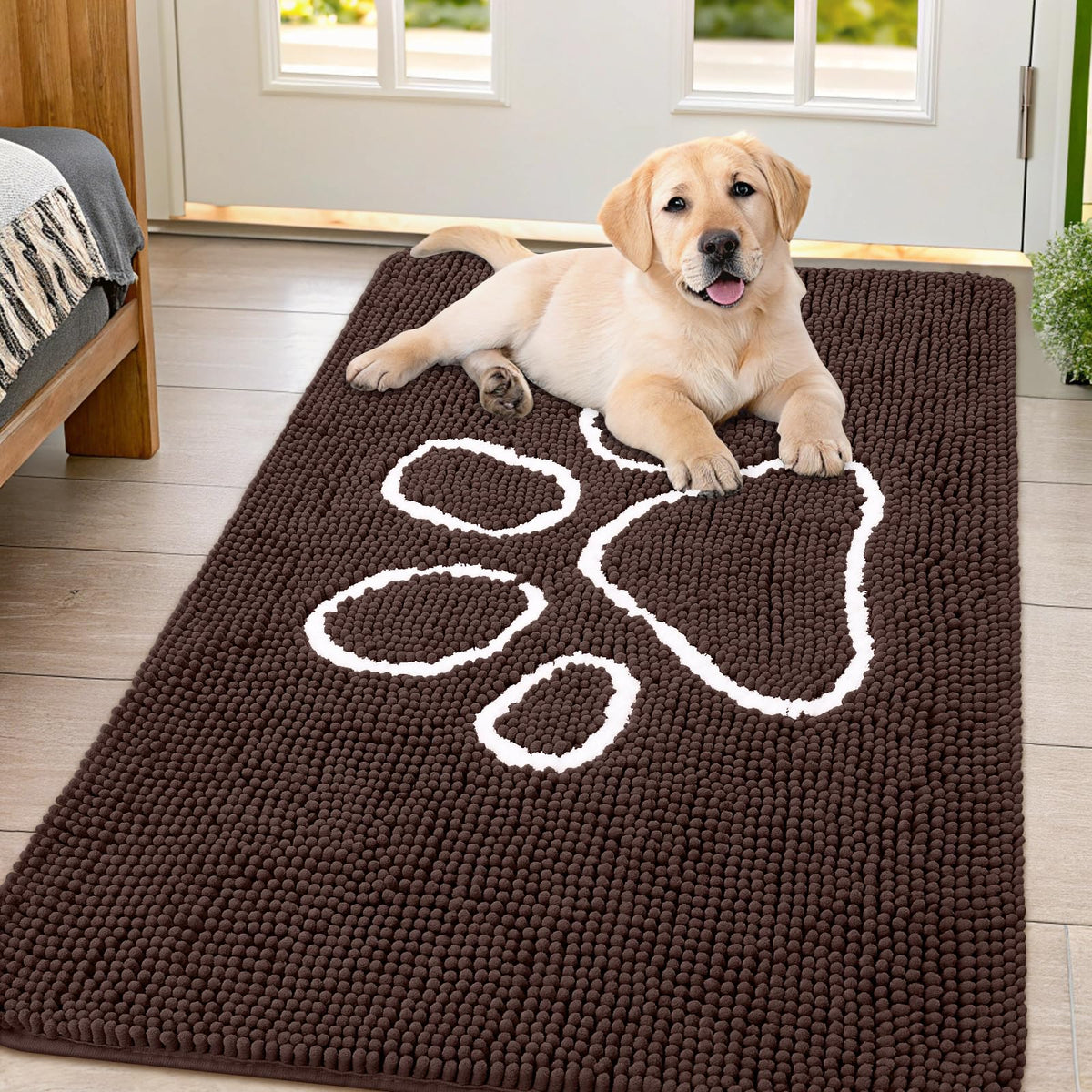 Smiry esterilla para puerta con patas mojadas atrapa suciedad y humedad.
