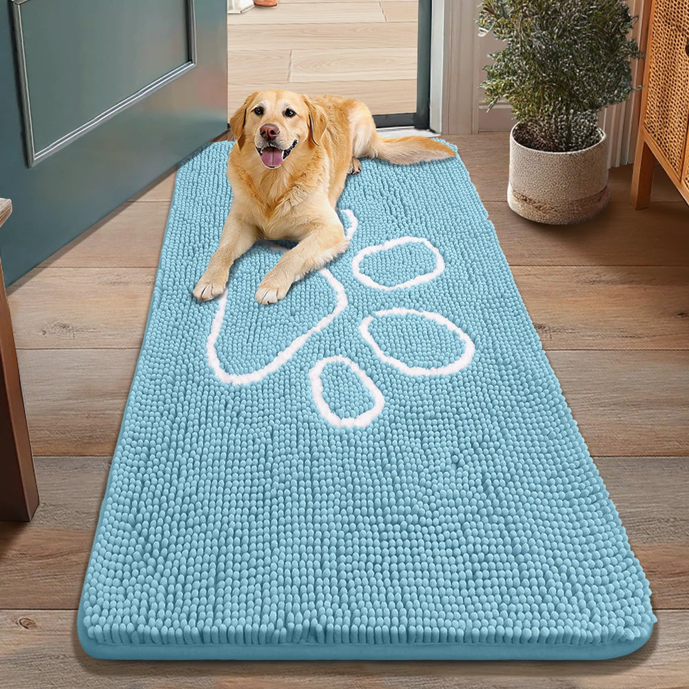 Smiry felpudo de entrada para patas mojadas que captura suciedad al entrar.