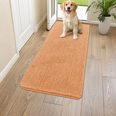 Smiry felpudo para perros con chenille absorbente para entrada.