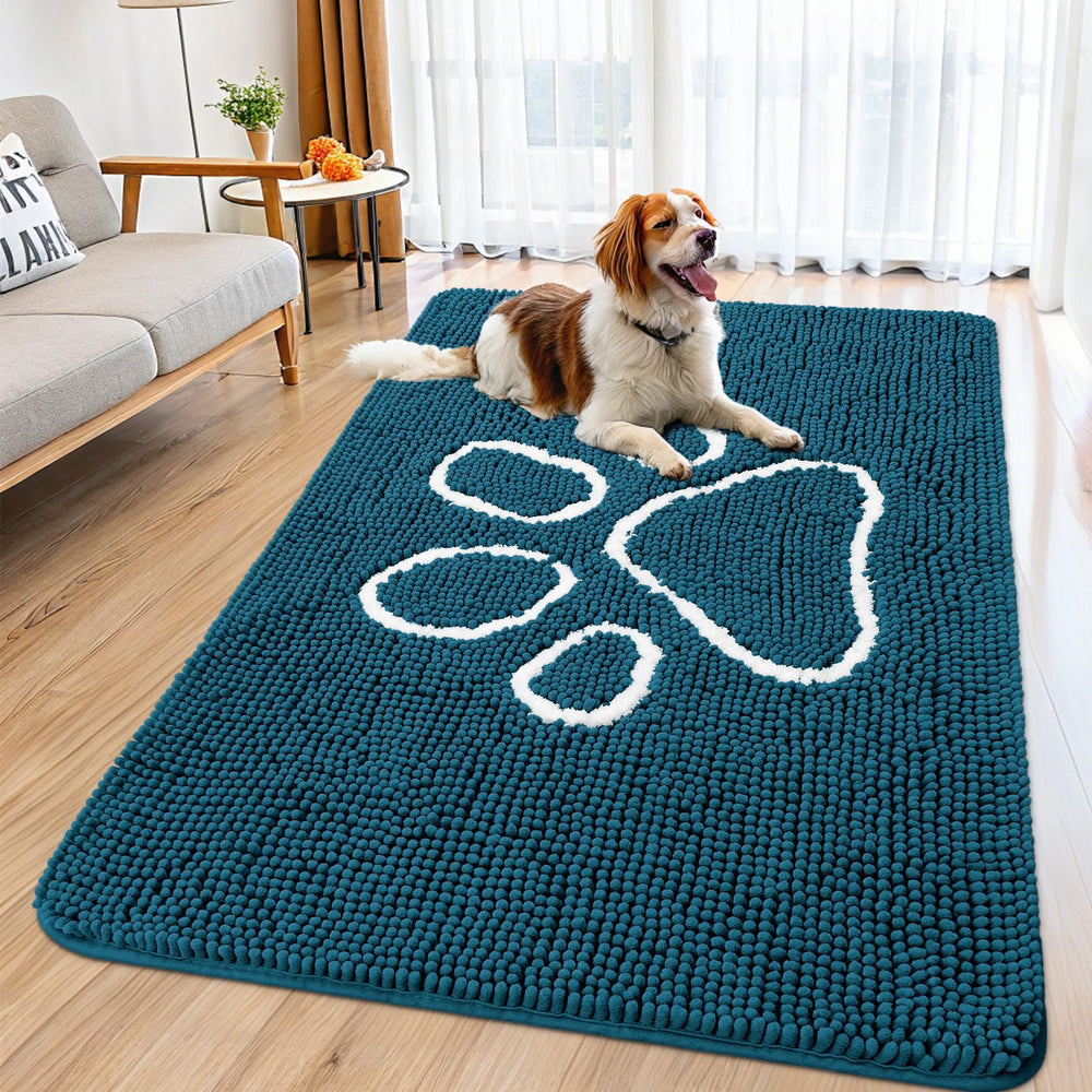 Smiry felpudo para patas polvorientas, absorbente y antideslizante para entradas.