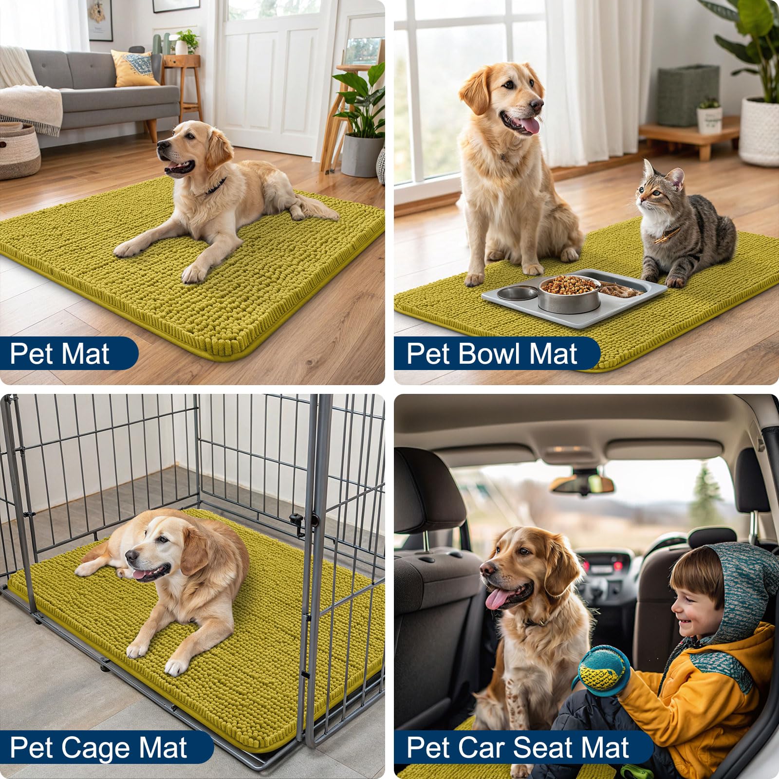 Smiry felpudo para perros, uso interior ideal para recibidores