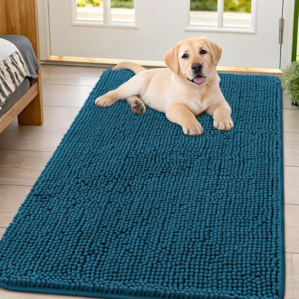 Felpudo Smiry para puerta con patas mojadas mantiene el interior limpio.