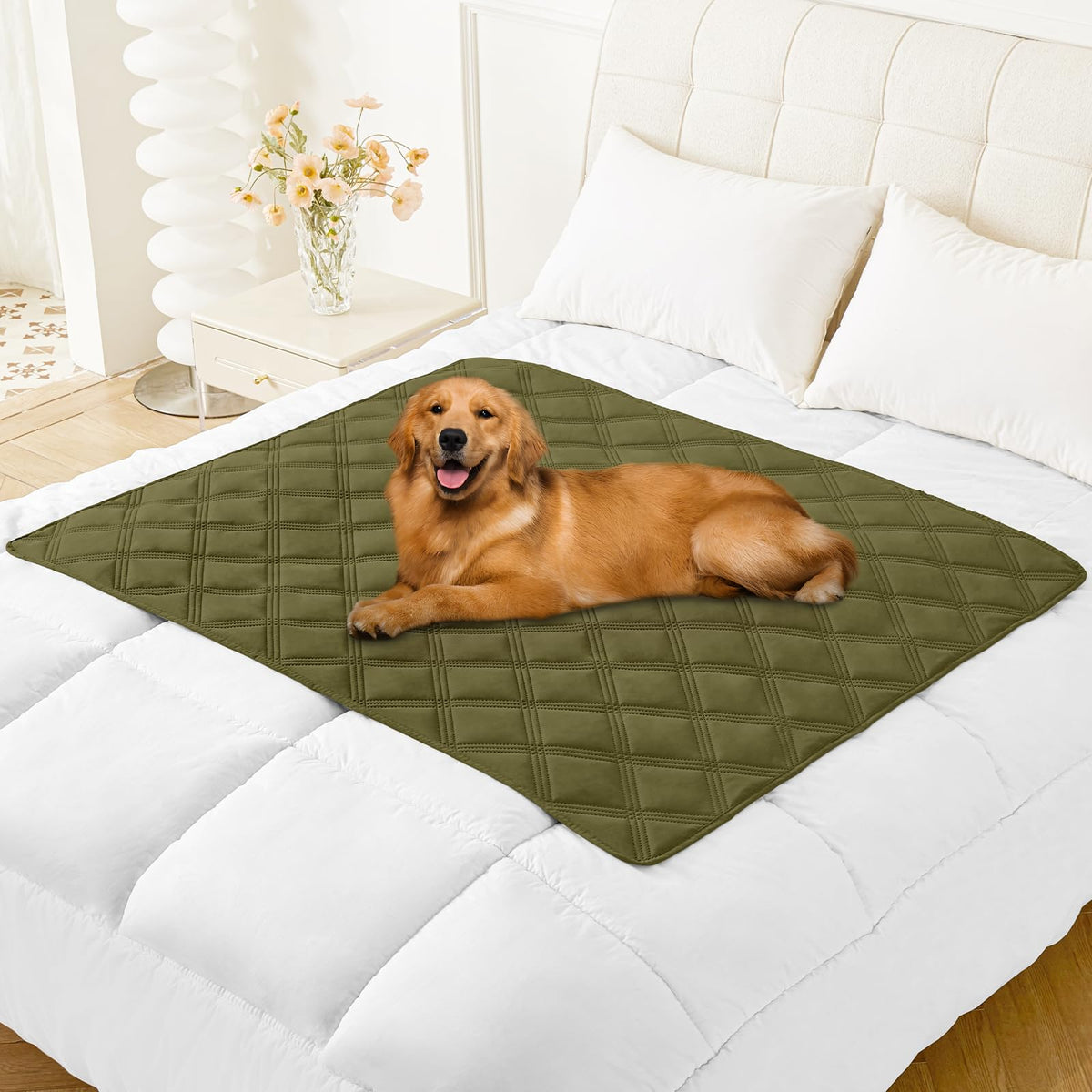 Smiry funda impermeable para perros, frontal, protege el sofá de manchas.