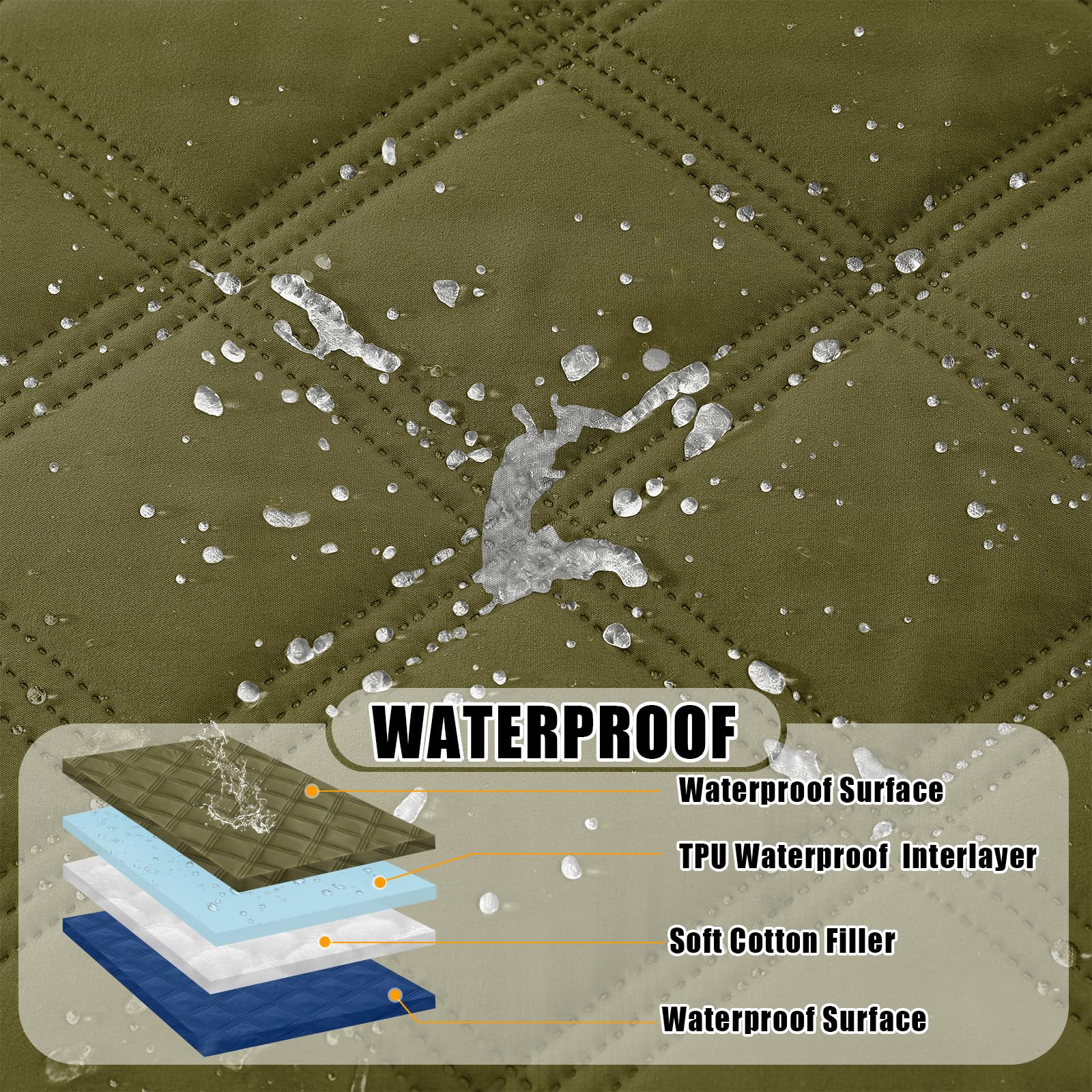 Smiry manta impermeable para perros, reversible, ideal para descanso limpio.