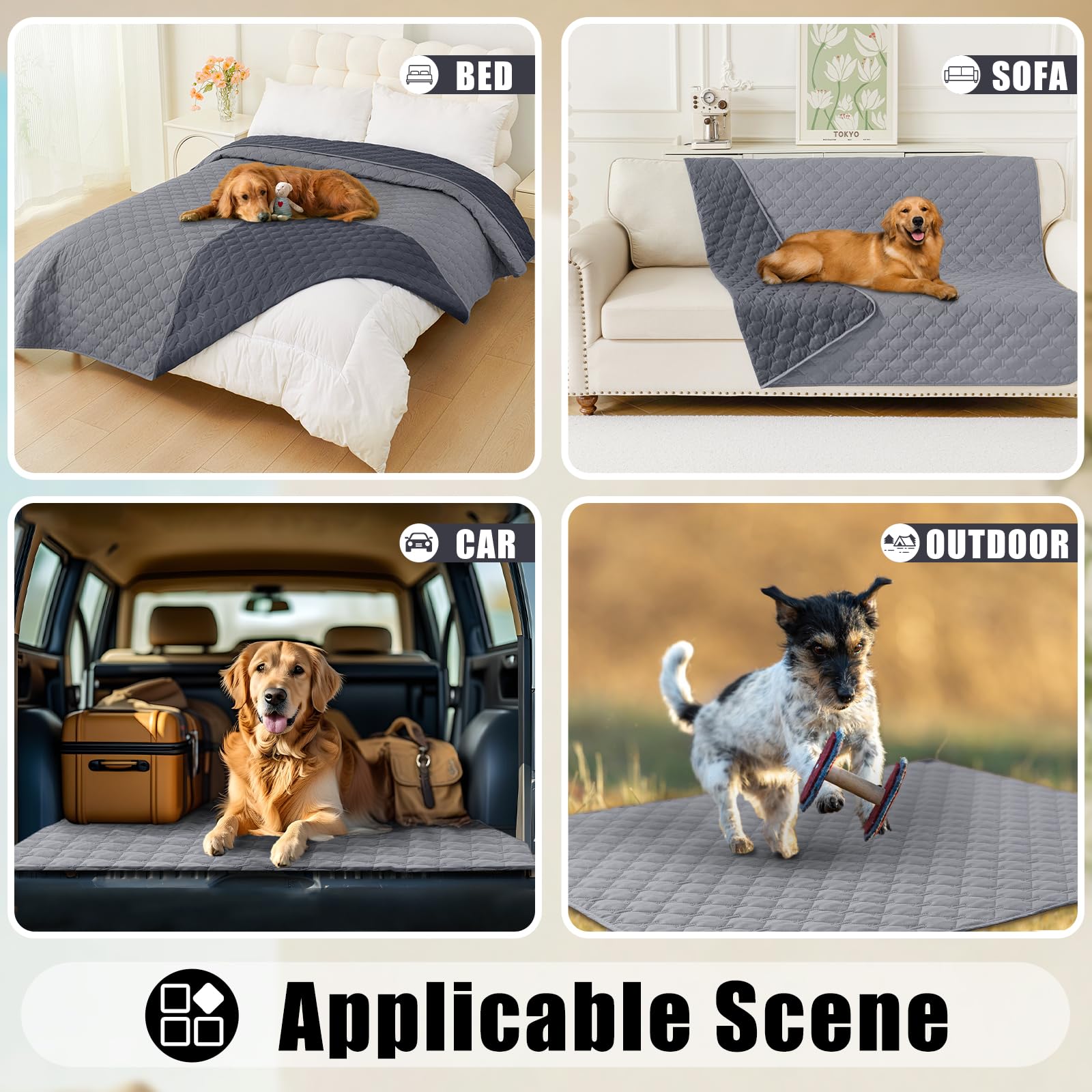 Manta lavable Smiry para mascotas, cuidado sencillo y cómodo.