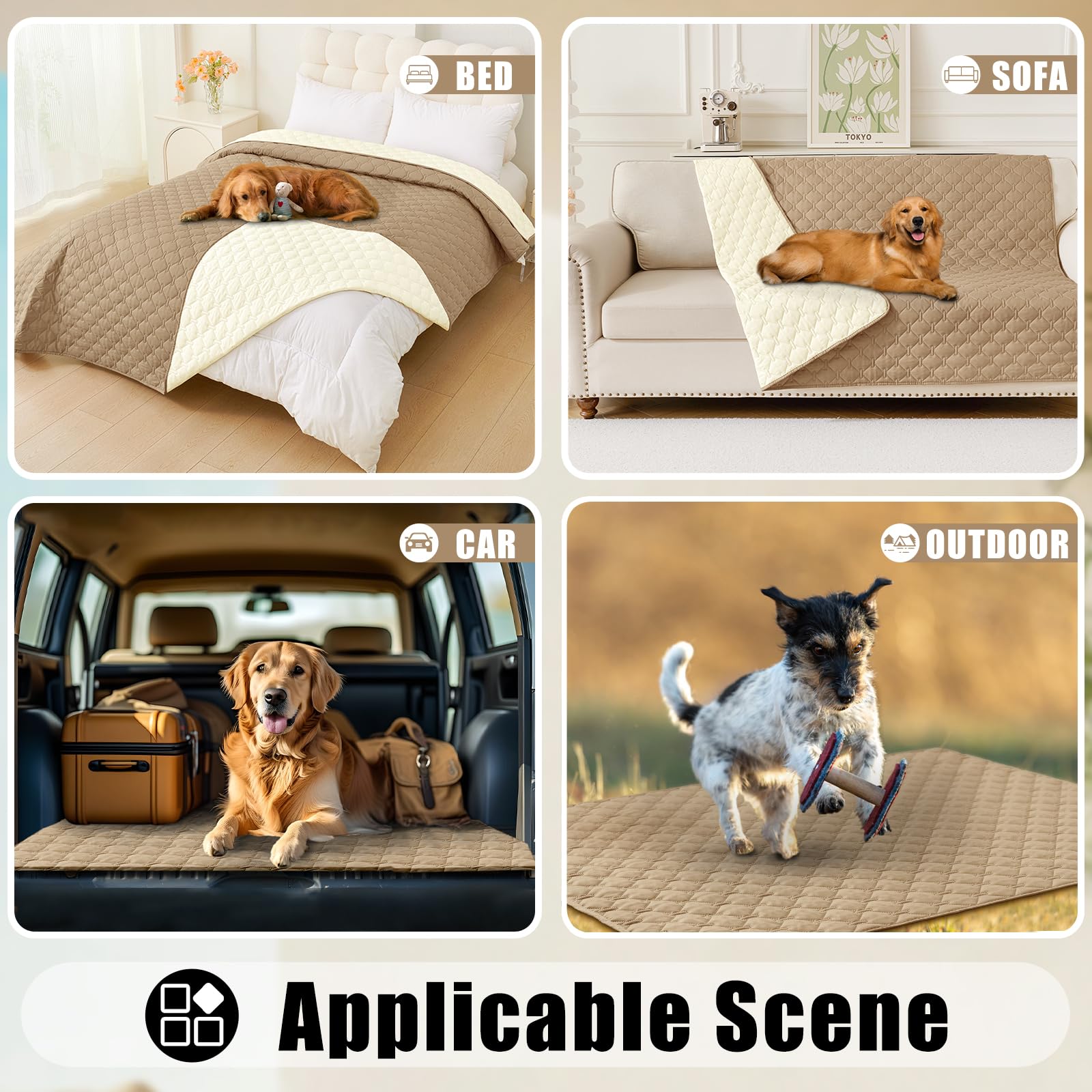 Smiry funda protectora para muebles con acolchado suave.