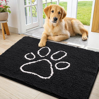 Alfombra Smiry para entrada, absorbente, captura suciedad de las patas.