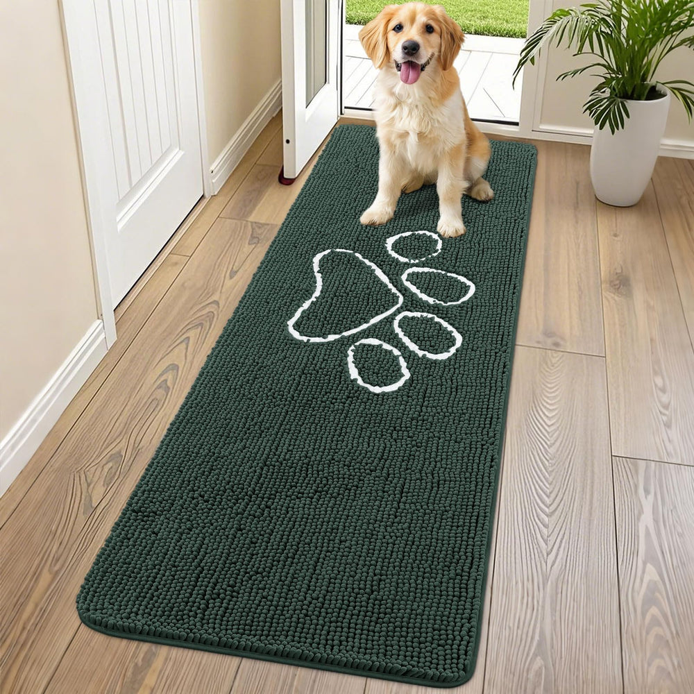 Smiry tapete de entrada para patas lodosas, absorbe humedad y evita mojar el suelo.