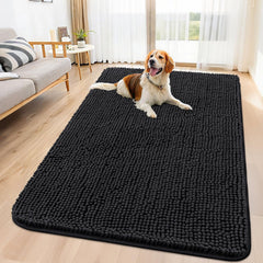 Smiry alfombra para puertas con patas mojadas, absorbe humedad y suciedad para recibimiento limpio.
