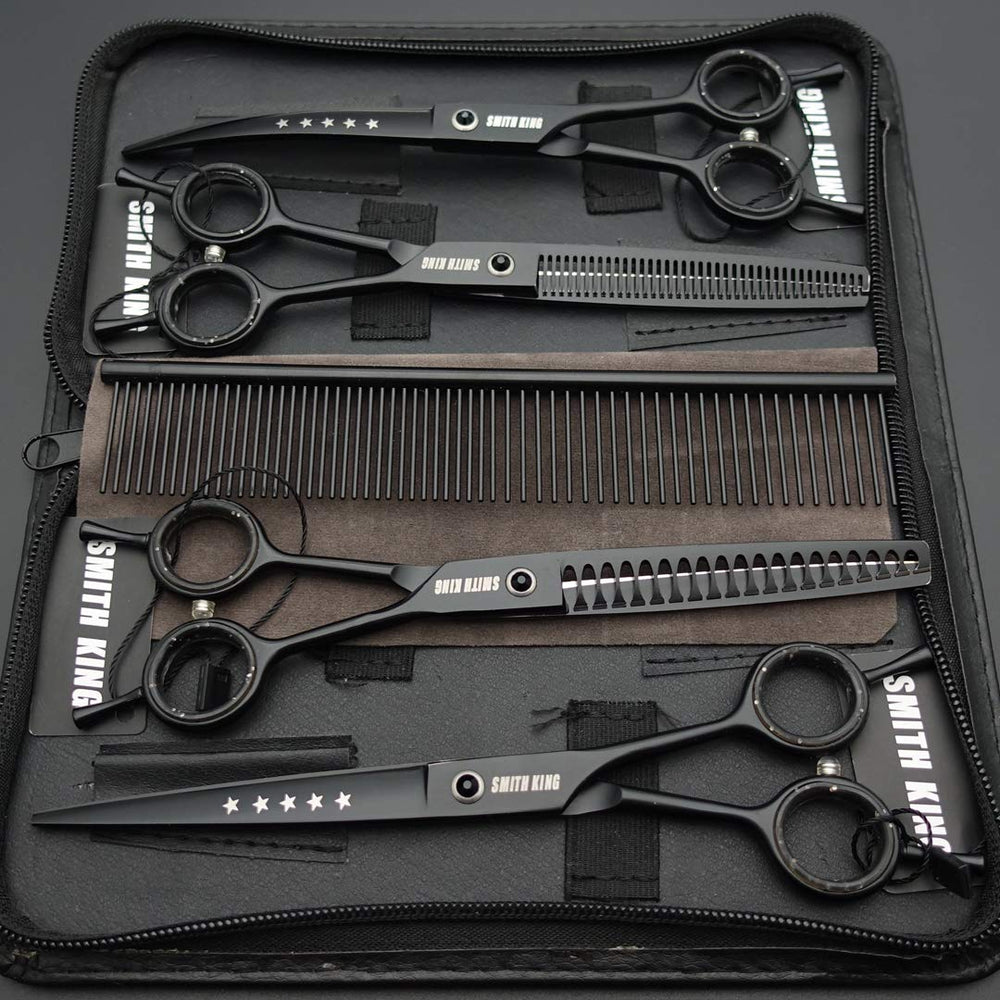 Smithking tijeras desbastadoras para perros, control de volumen suave