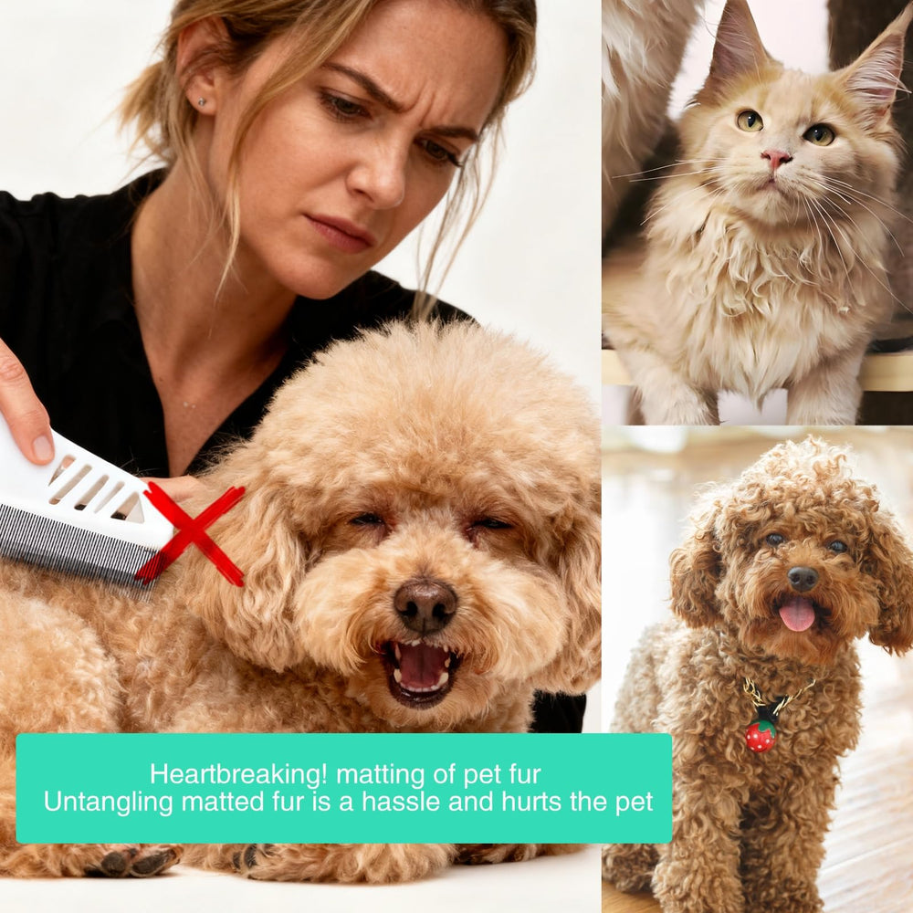 Smoothway desenredador profesional para gatos de pelo largo, cepillado suave.