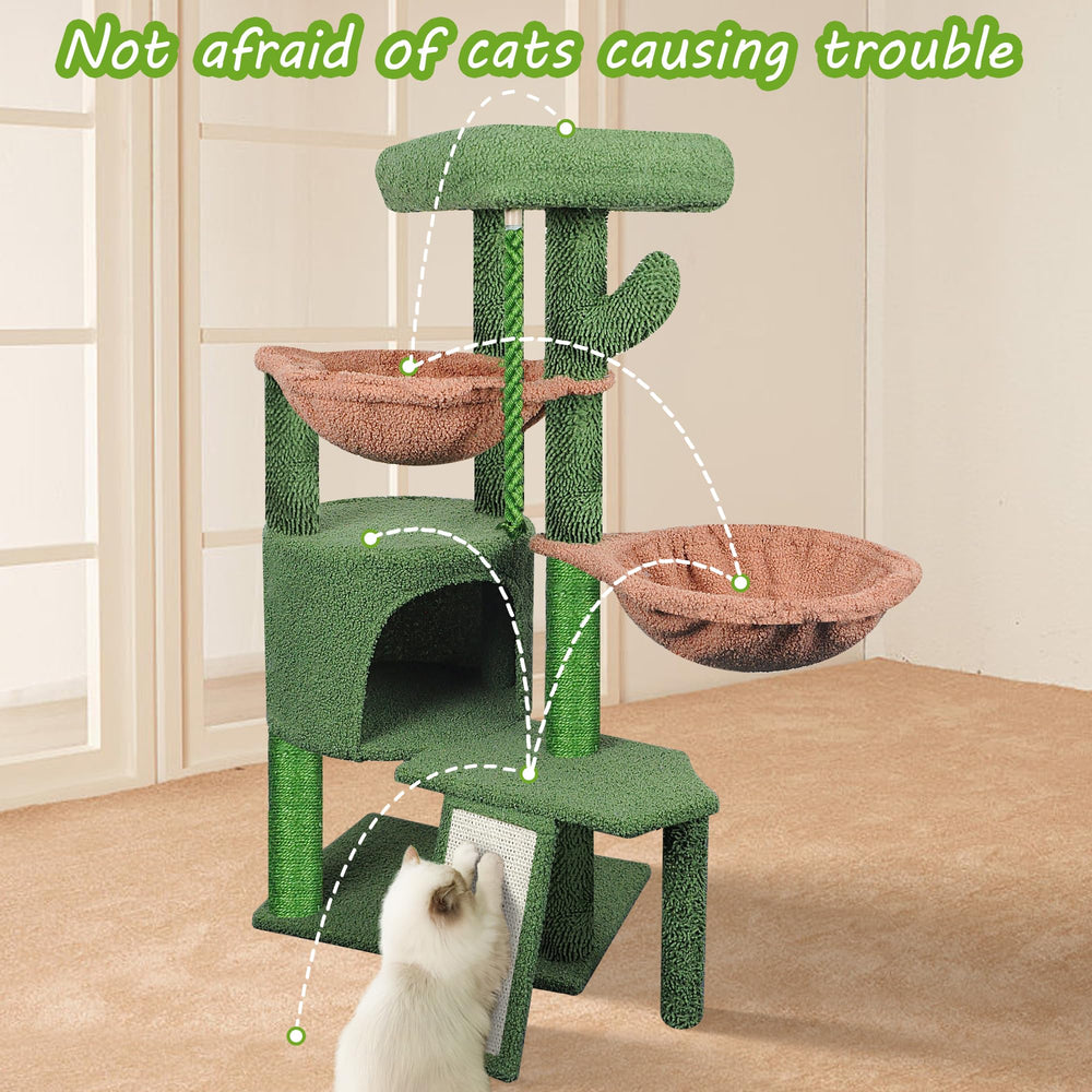 Smouatou Wang Xin: postes de sisal natural para afilar garras y trepar.