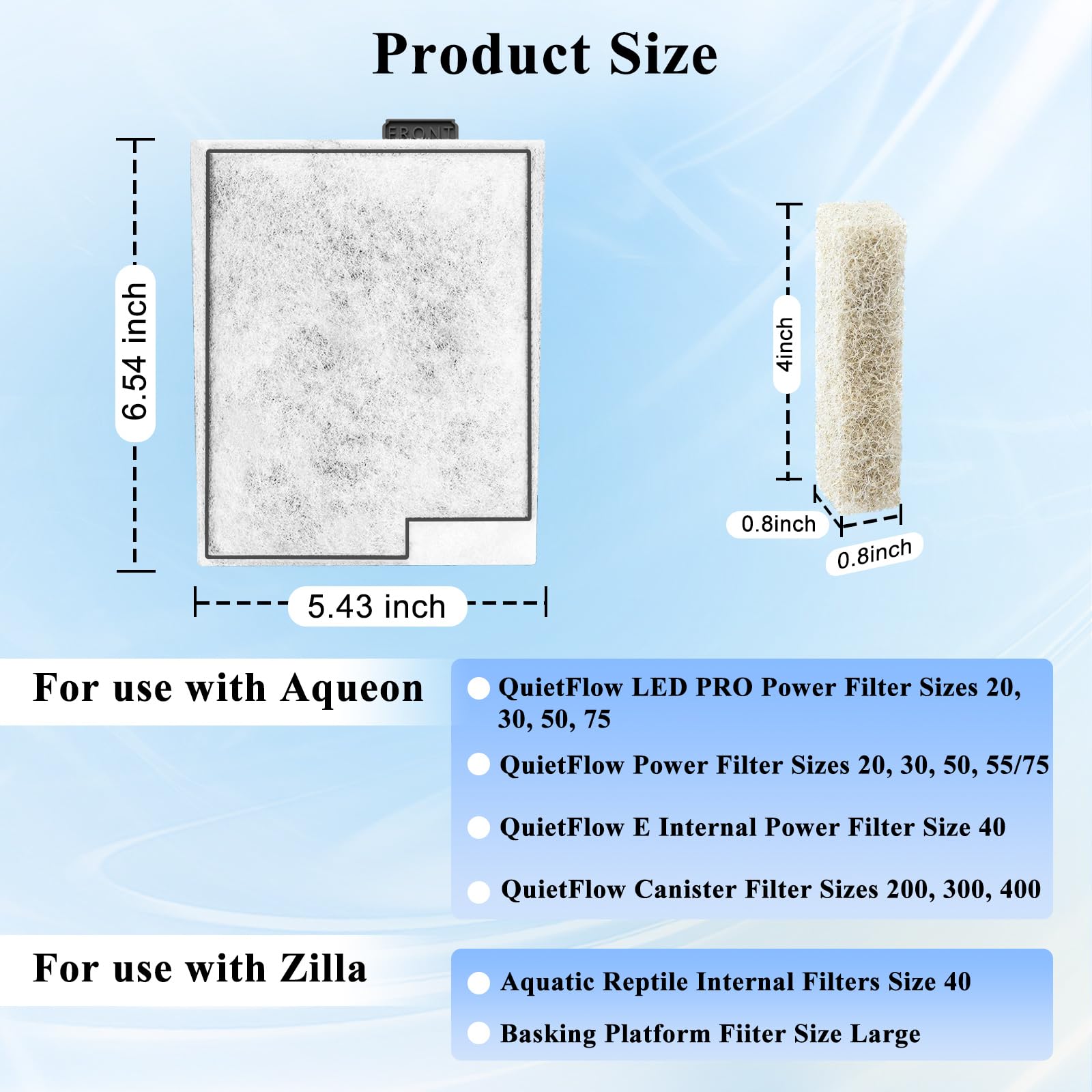 SmtaqX almohadillas reductoras de amoniaco, agua más segura para su acuario.