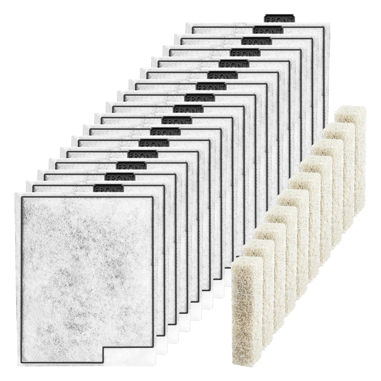 SmtaqX filtros grandes: cartucho compatible para Aqueon, filtración estable.