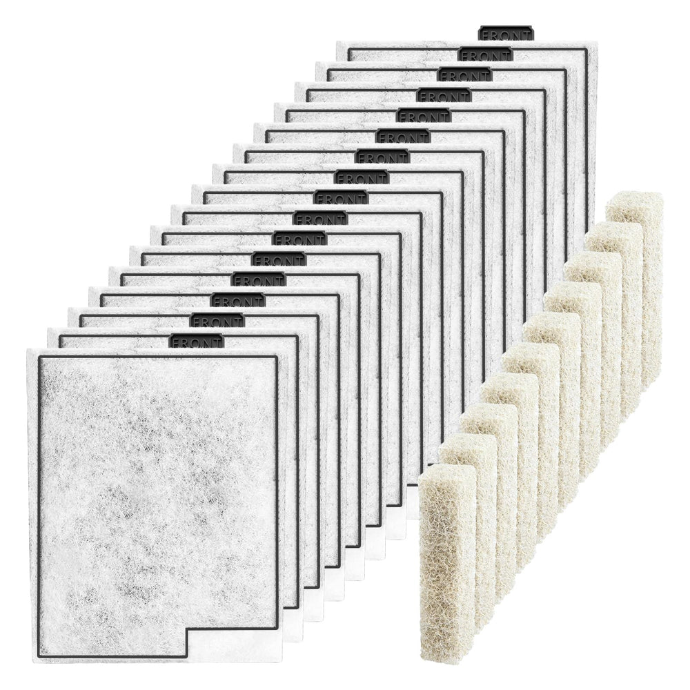 SmtaqX filtros grandes: cartucho compatible para Aqueon, filtración estable.