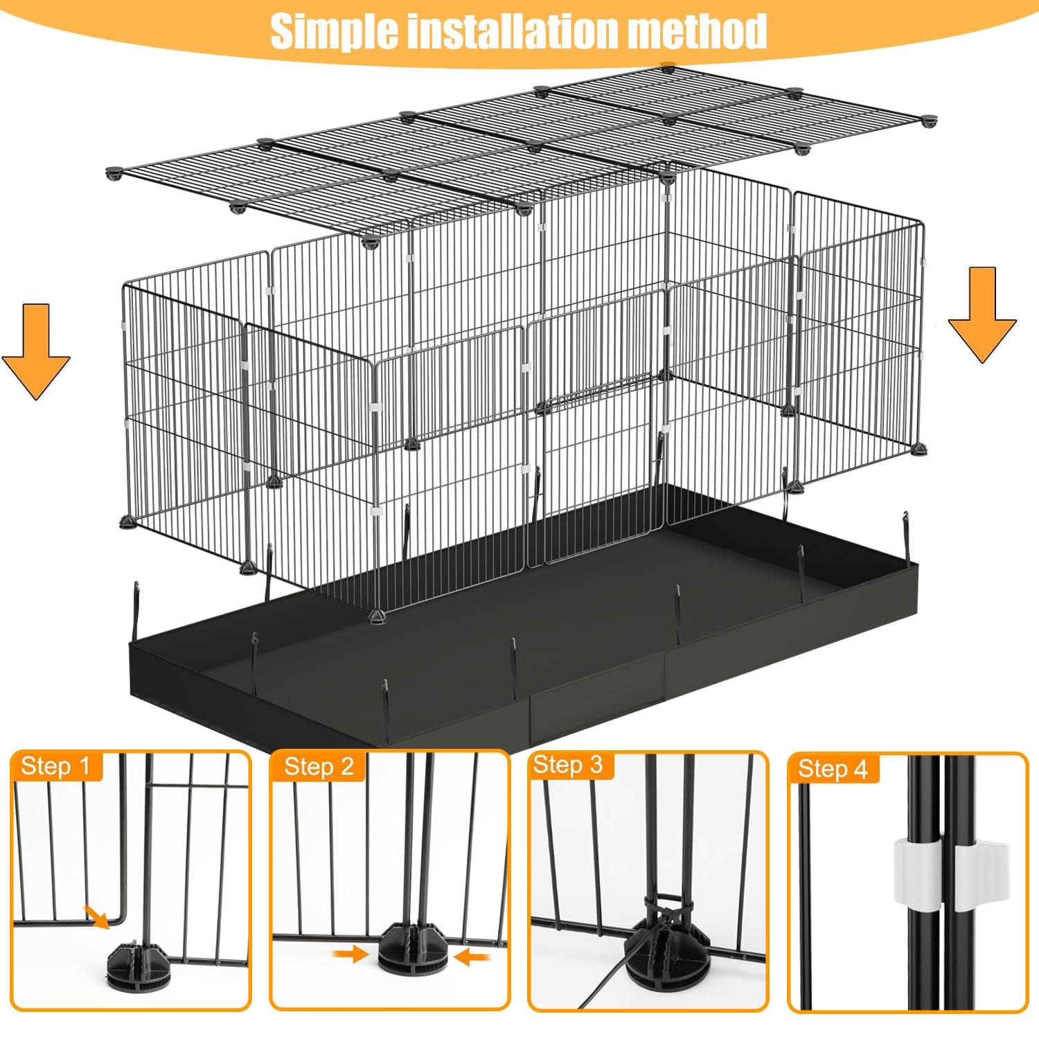 Paneles conectables ajustables de SNAAT para hábitats amplios o compactos.