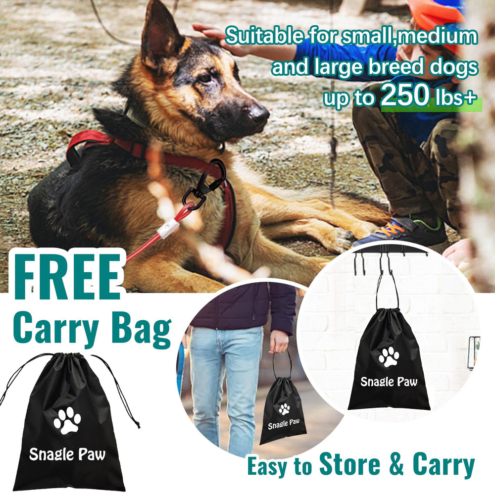 Snagle Paw cable de acero duradero para perros grandes.