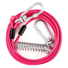 Snagle Paw: cable de amarre para perros de 10 pies, libertad controlada al aire libre.