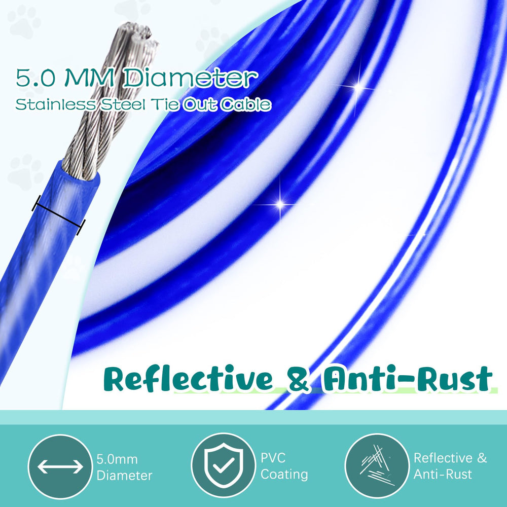 Snagle Paw cable con enganche giratorio de 360 grados para movilidad flexible