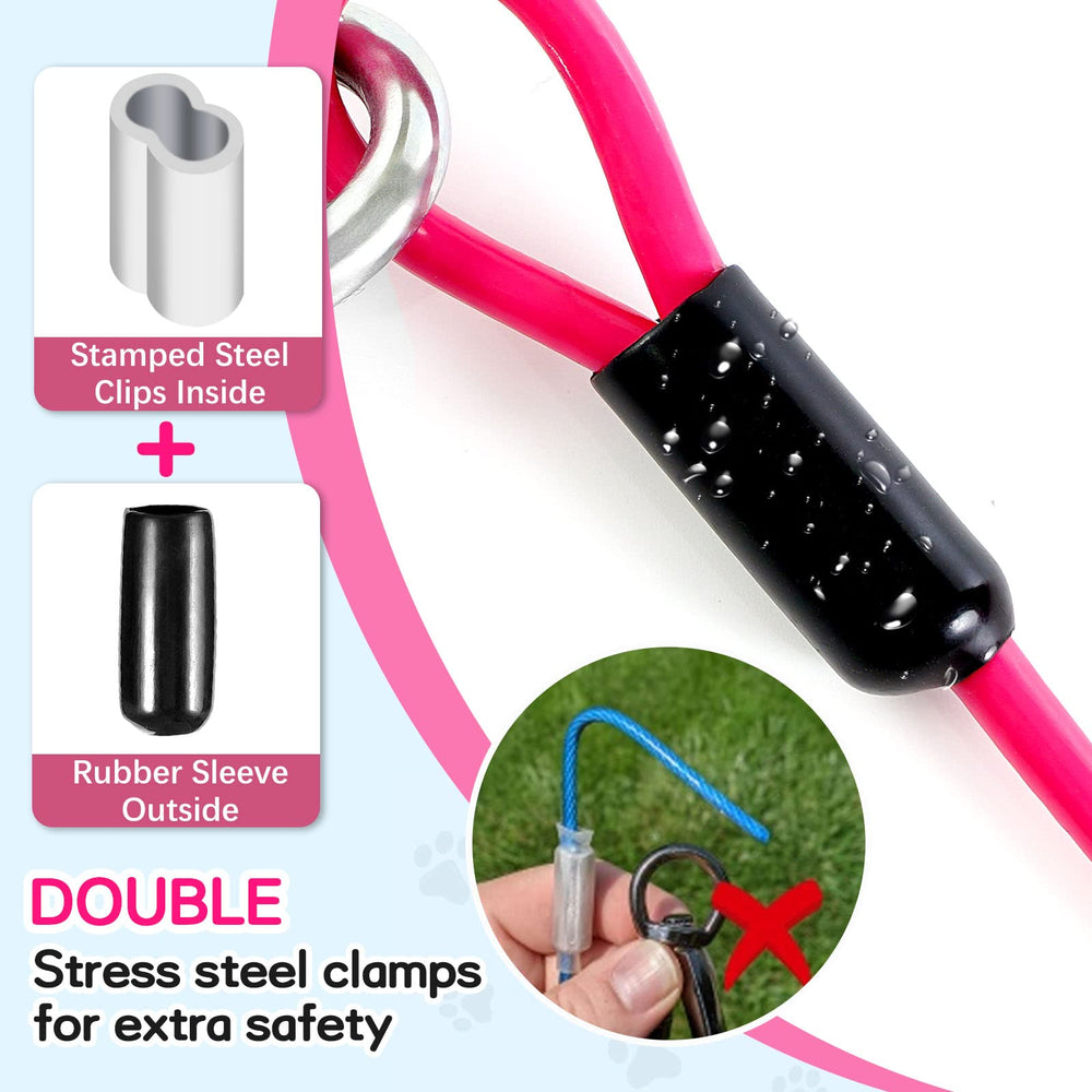 Snagle Paw cable-reflectivo-nocturno mejora visibilidad y seguridad en paseos nocturnos.