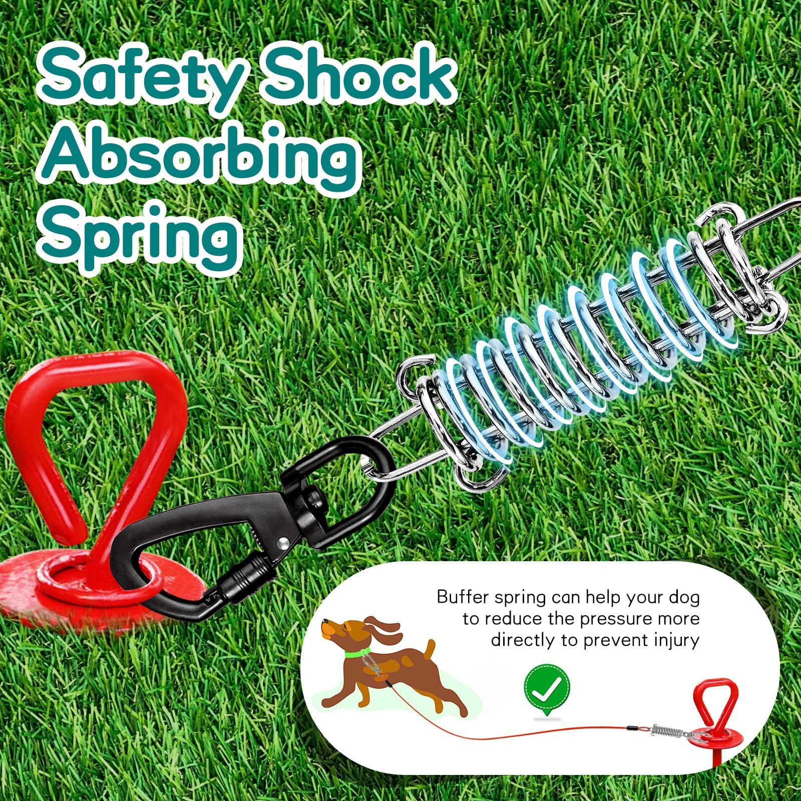 Snagle Paw cable resistente a mordidas para uso exterior y patios.
