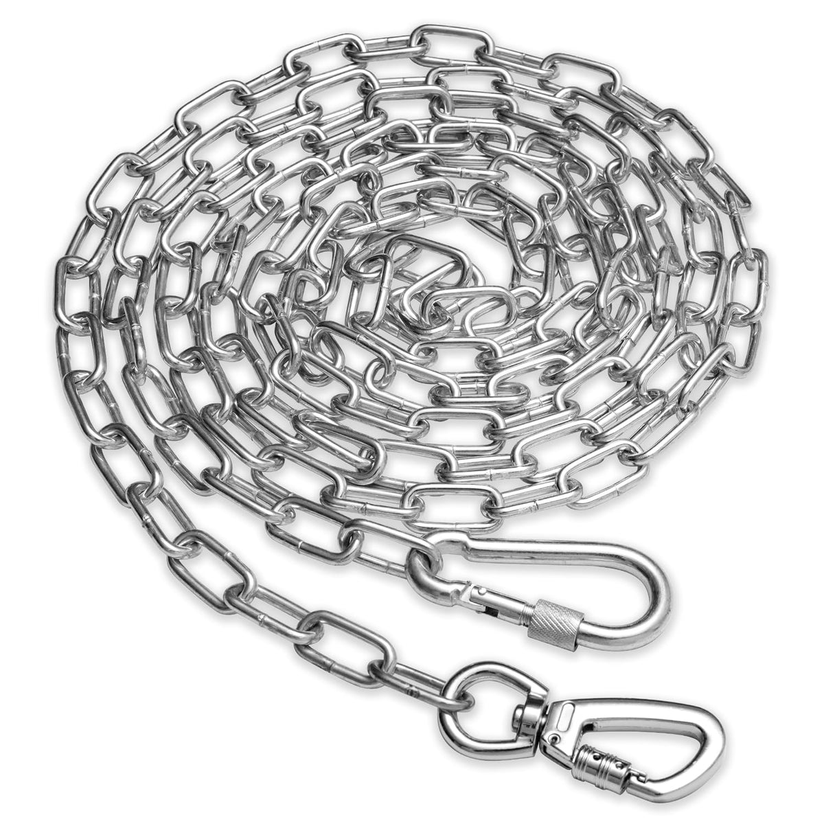 Snagle Paw cadena para perro de 10 ft con mosquetón giratorio, ideal para exterior.