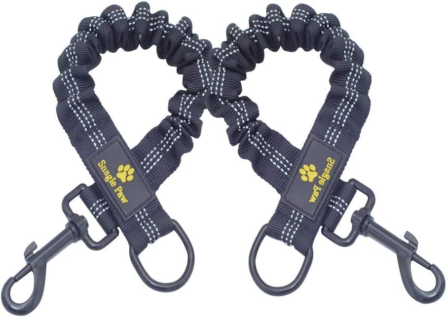 Snagle Paw extensor de correa bungee con gancho 360° para control suave.