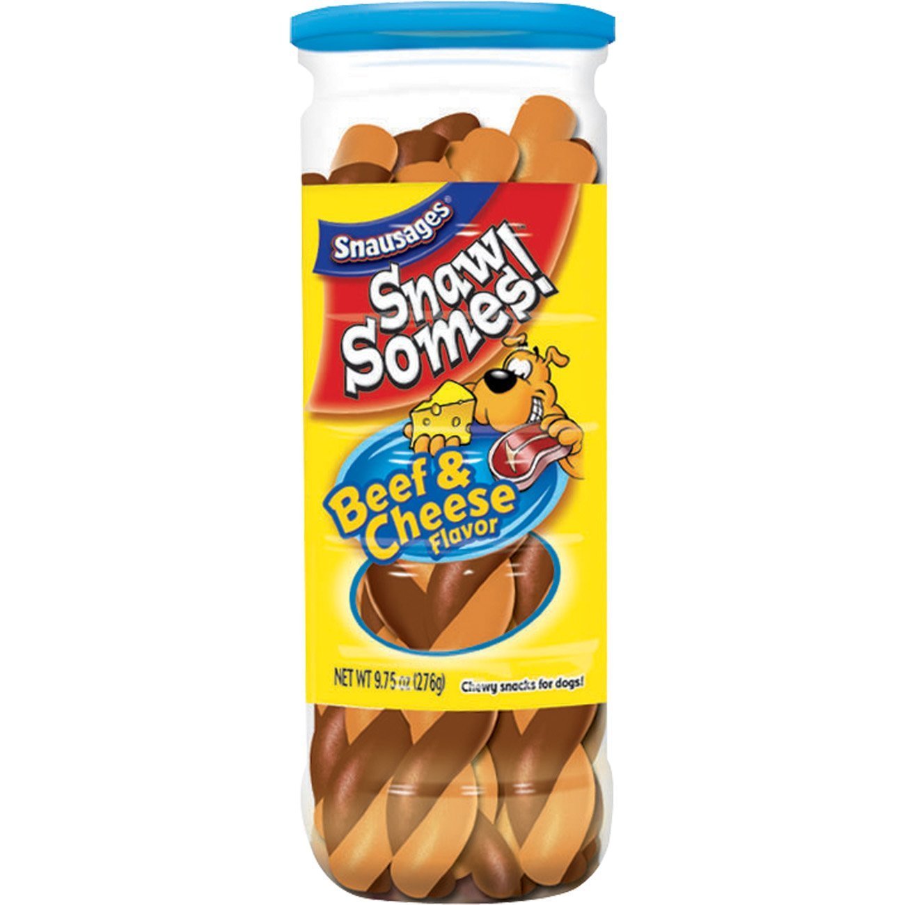Snausages Snawsomes: latas de 9.75 oz para porciones controladas.