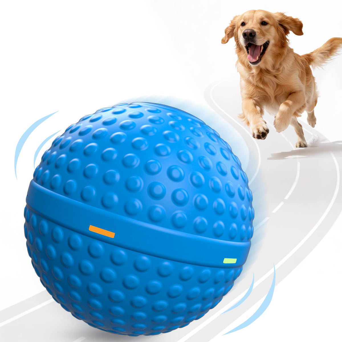 Bola interactiva SNOYWEN con luz LED para atraer la atención durante el juego